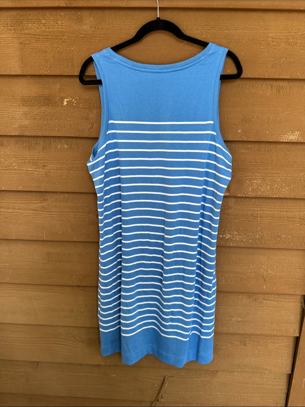 Vineyard Vines Blue and White Striped Midi Tank Dress size XXL - Picture 6 of 6